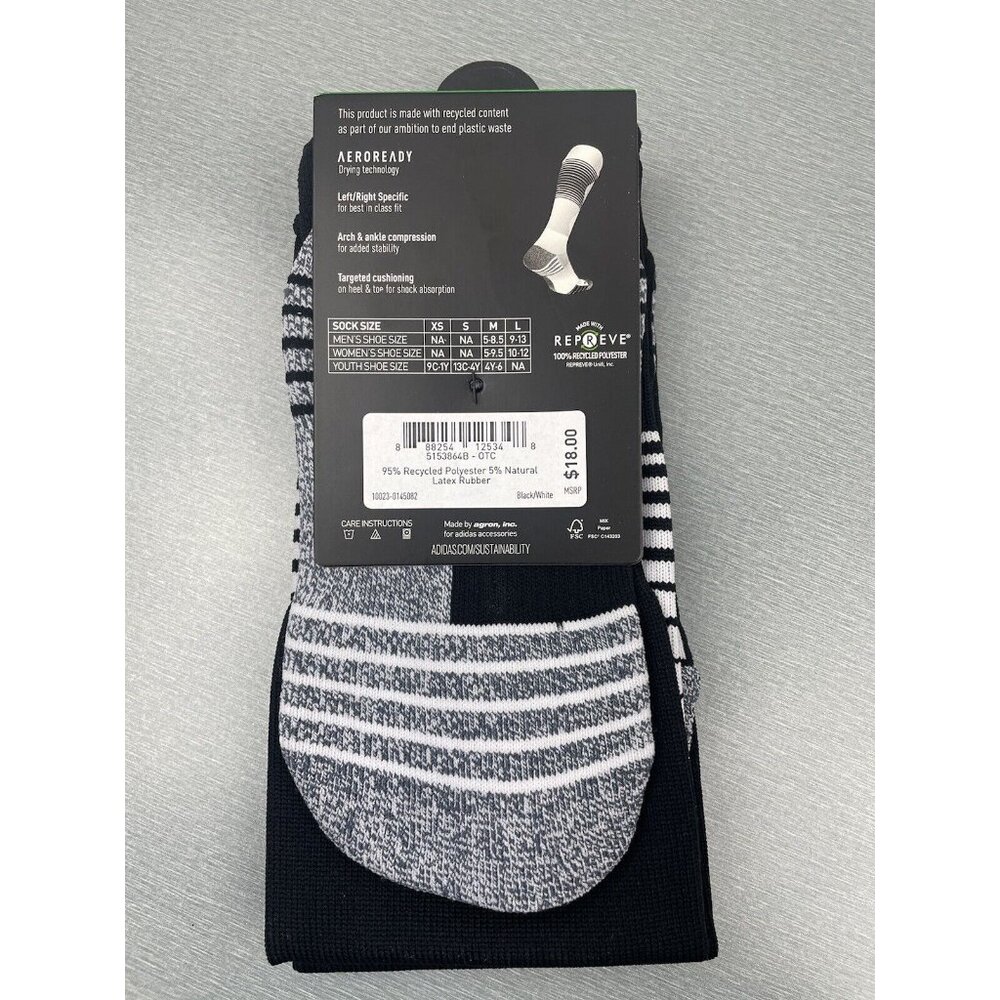 Youth Adidas Team Speed Sock Balck Size Small 13C-4Y - Picture 3 of 4